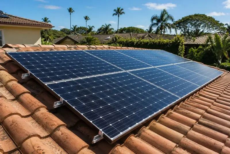 Installation de panneaux solaires à Puyméras